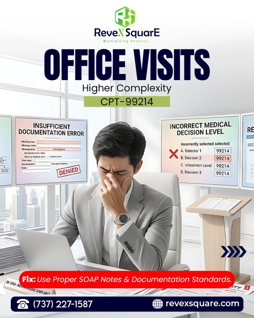 CPT 99214 Denial Reasons and Solutions