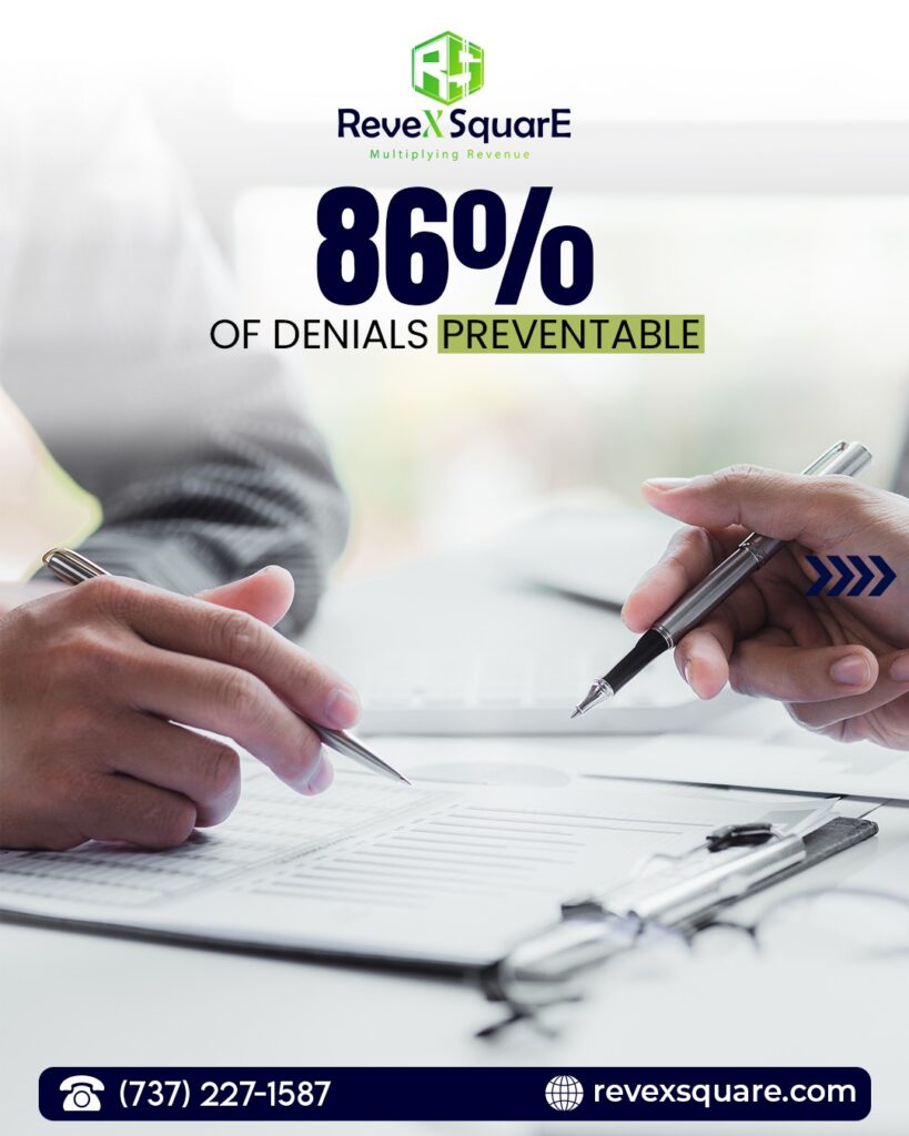 86% of medical claim denials are preventable