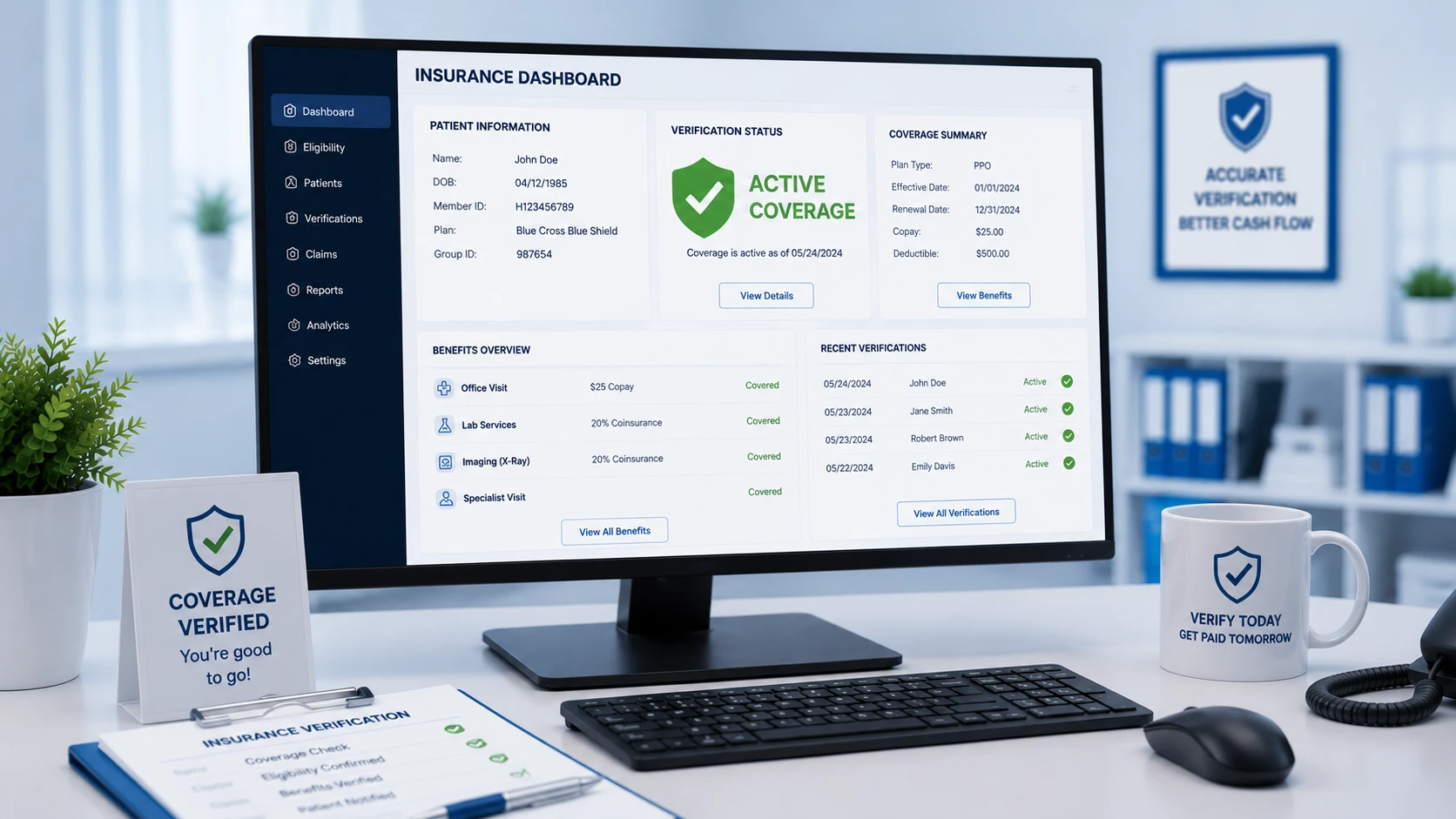Revex Square Insurance Eligibility Verification Team Supporting Healthcare Providers