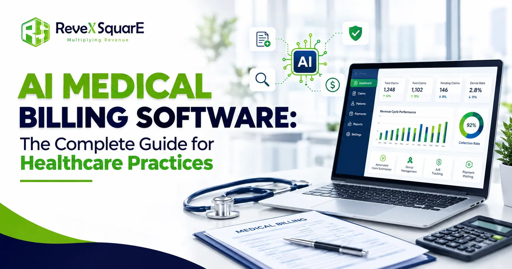 AI medical billing software | revex square provide the solutions