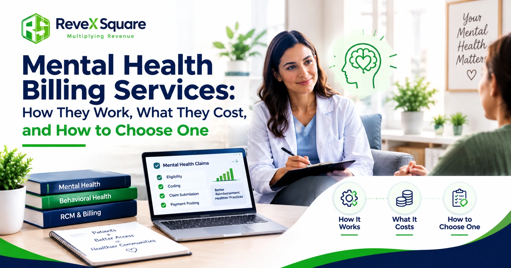 Mental Health Billing services by Revex Square