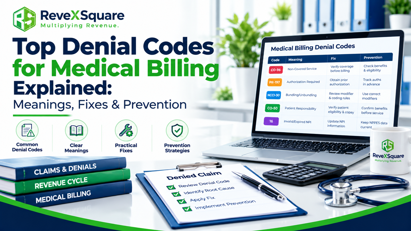 top denail codes