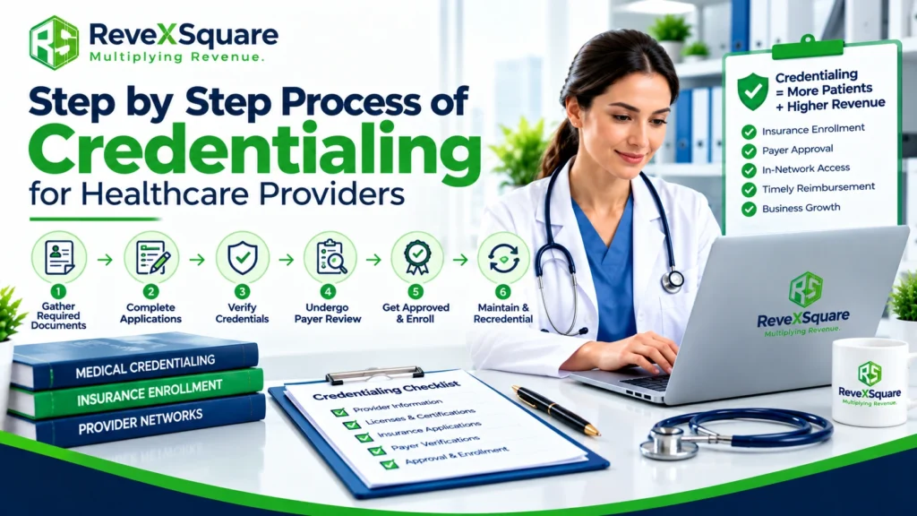 step by step guide of what is the process credentialing - revex square
